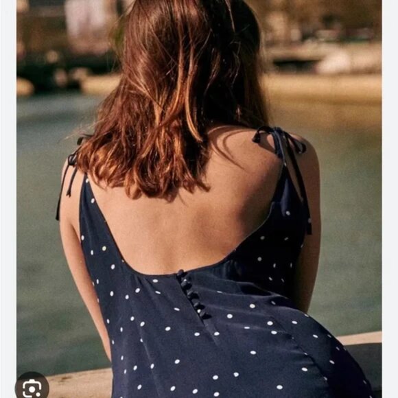 Sezane Valeria Dress size 40 NWT - Picture 3 of 10